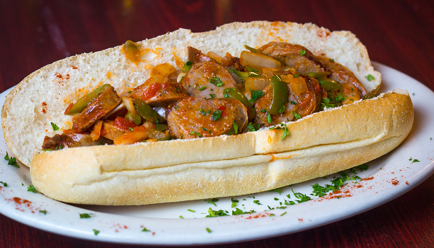 SAUSAGE, PEPPERS, & ONION SUB image